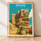 Dar Al-Hajar Palace - Yemen Architecture - Travel Wall Art Print - Art Print - Travel Art Poster