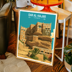Dar Al-Hajar Palace - Yemen Architecture - Travel Wall Art Print - Art Print - Travel Art Poster