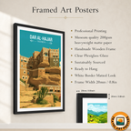 Dar Al-Hajar Palace - Yemen Architecture - Travel Wall Art Print - Art Print - Travel Art Poster
