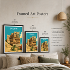 Dar Al-Hajar Palace - Yemen Architecture - Travel Wall Art Print - Art Print - Travel Art Poster