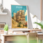Dar Al-Hajar Palace - Yemen Architecture - Travel Wall Art Print - Art Print - Travel Art Poster