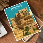 Dar Al-Hajar Palace - Yemen Architecture - Travel Wall Art Print - Art Print - Travel Art Poster