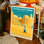 Old Walled City - Shibam - Yemen - Travel Wall Art Print - Art Print - Travel Art Poster