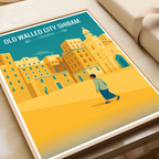 Old Walled City - Shibam - Yemen - Travel Wall Art Print - Art Print - Travel Art Poster
