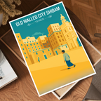 Old Walled City - Shibam - Yemen - Travel Wall Art Print - Art Print - Travel Art Poster